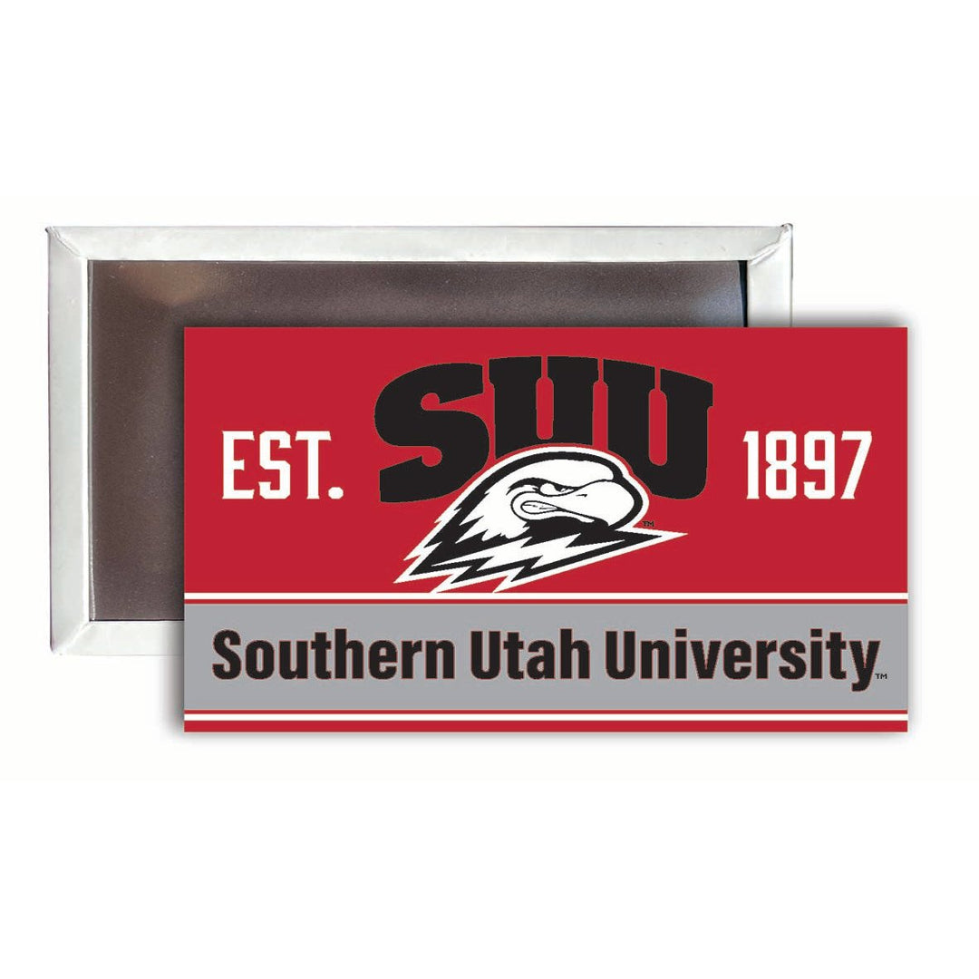 Southern Utah University 2x3-Inch NCAA Vibrant Collegiate Fridge Magnet - Multi-Surface Team Pride Accessory Single Unit Image 1