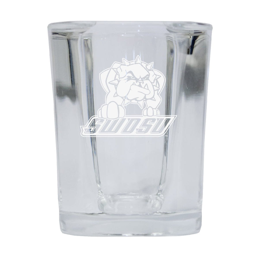 Southwestern Oklahoma State University NCAA Collectors Edition 2oz Square Shot Glass - Laser Etched Logo Image 1