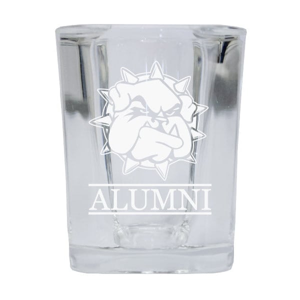 NCAA Southwestern Oklahoma State University Alumni 2oz Laser Etched Square Shot Glass Image 1