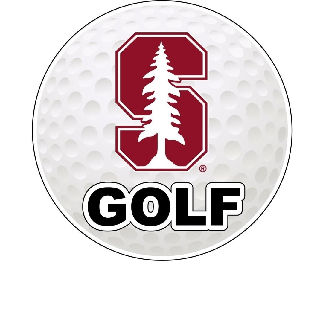 Stanford University 4-Inch Round Golf NCAA Fairway Fervor Vinyl Decal Sticker Image 1