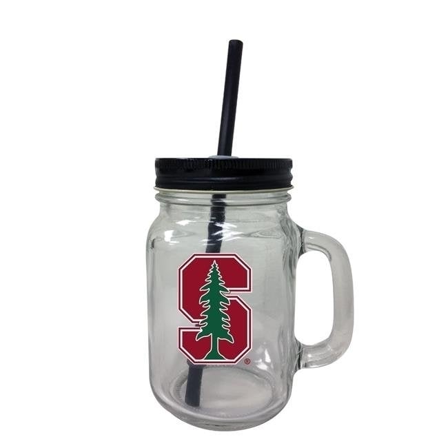 Stanford University Mason Jar Glass Image 1