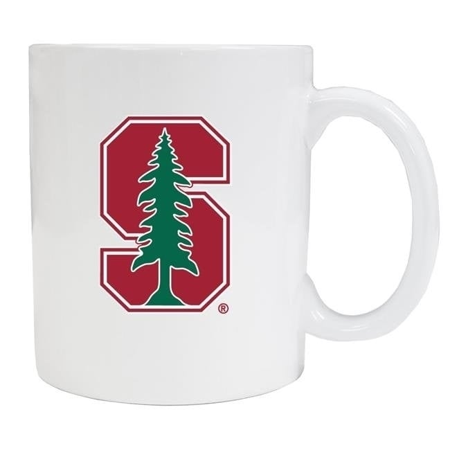 Stanford University White Ceramic NCAA Fan Mug 2-Pack (White) Image 1