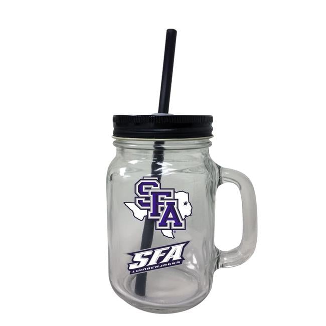 Stephen F. Austin State University Mason Jar Glass Image 1