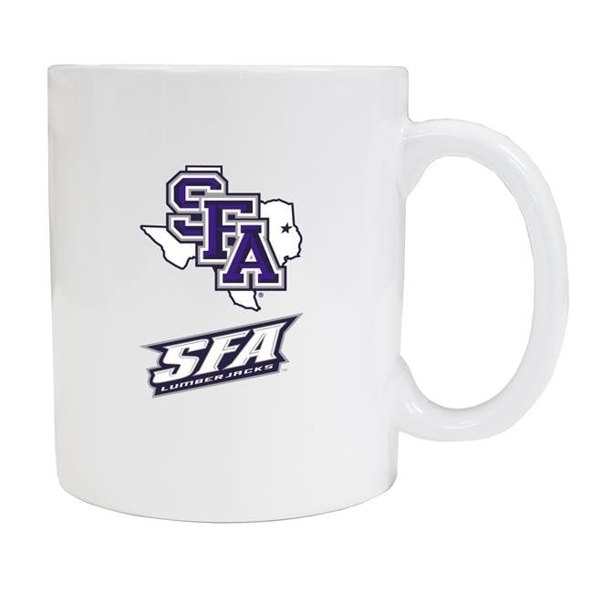 Stephen F. Austin State University White Ceramic NCAA Fan Mug 2-Pack (White) Image 1