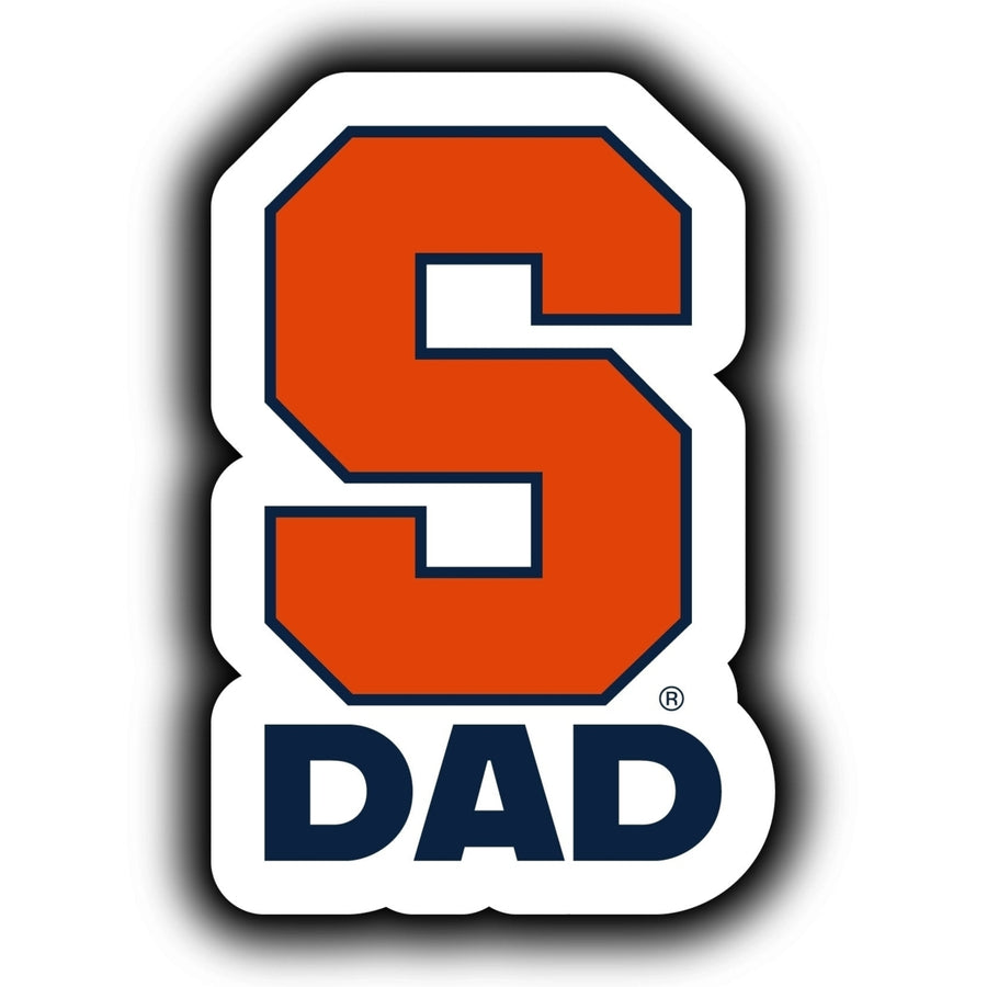 Syracuse Orange 4-Inch Proud Dad NCAA - Durable School Spirit Vinyl Decal Perfect Image 1