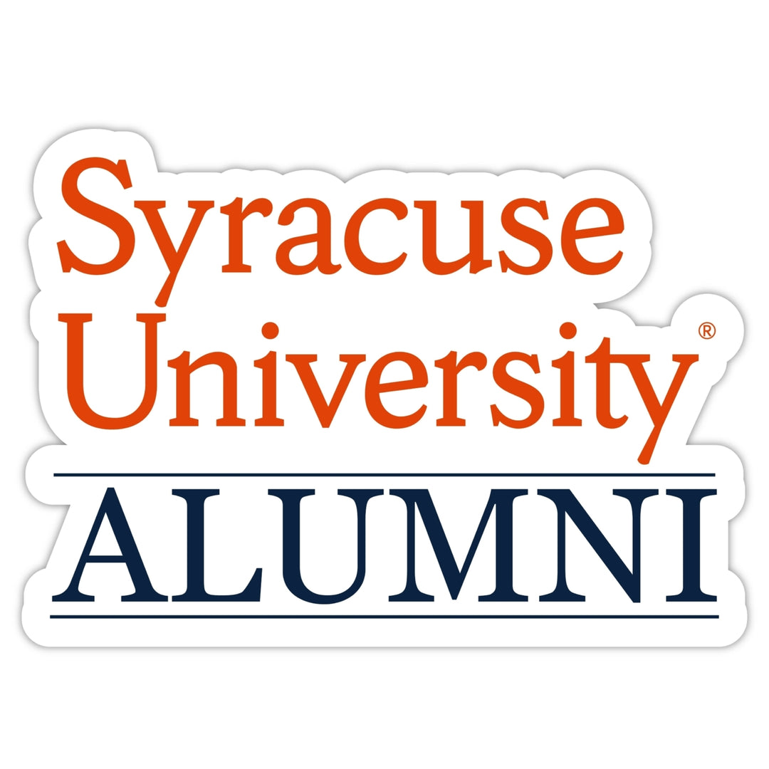 Syracuse Orange 4-Inch Alumni NCAA Vinyl Sticker - Durable School Spirit Decal Image 1