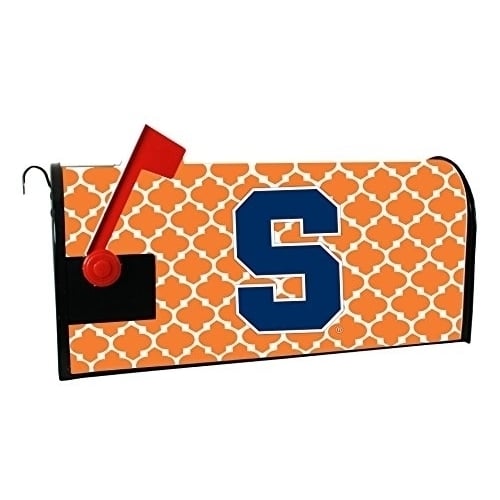 Syracuse Orange NCAA Officially Licensed Mailbox Cover Moroccan Design Image 1