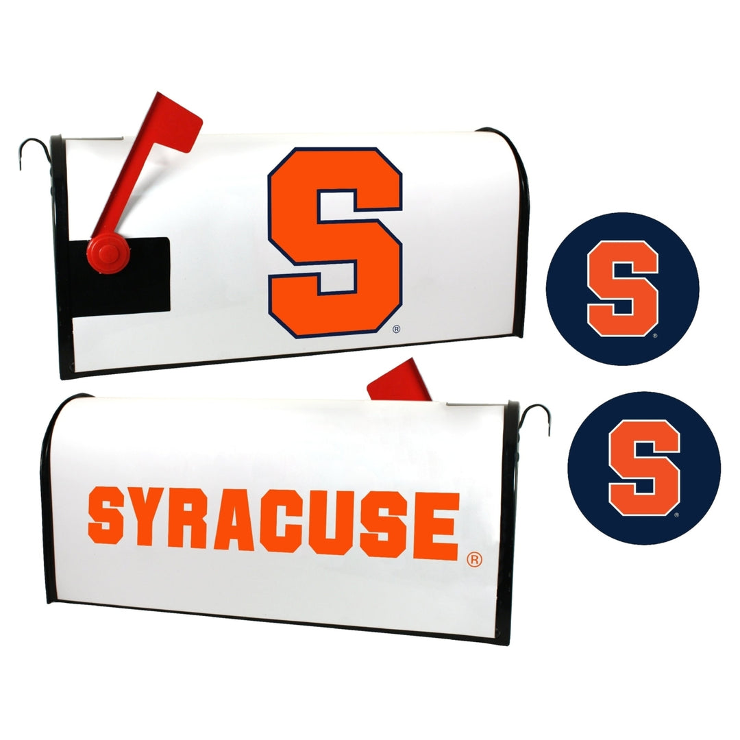 Syracuse Orange NCAA Officially Licensed Mailbox Cover and Sticker Set Image 1