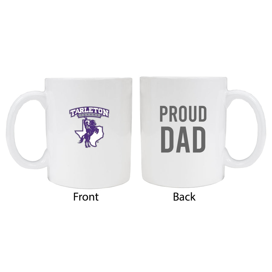 Tarleton State University Proud Dad Ceramic Coffee Mug - White Image 1