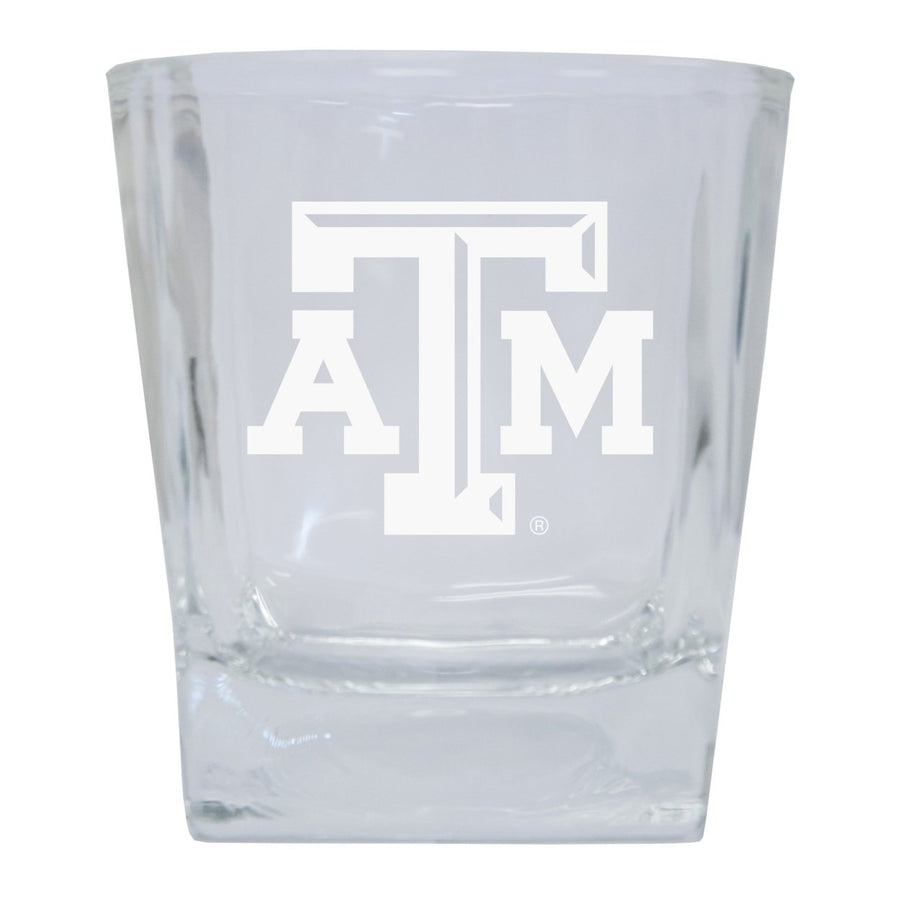 Texas AandM Aggies 2-Pack Alumni Elegance 10oz Etched Glass Tumbler Image 1