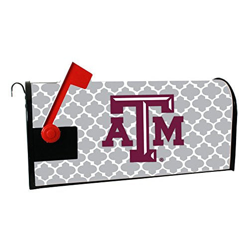 Texas AandM Aggies NCAA Officially Licensed Mailbox Cover Moroccan Design Image 1