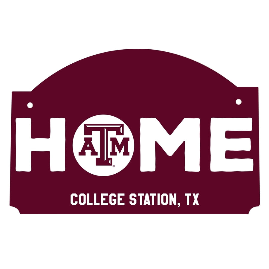 Texas AandM Aggies Wood Sign with String Image 1