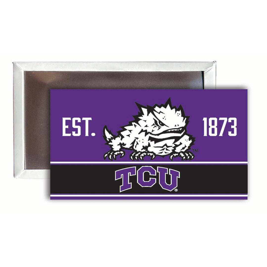 Texas Christian University 2x3-Inch NCAA Vibrant Collegiate Fridge Magnet - Multi-Surface Team Pride Accessory Single Image 1