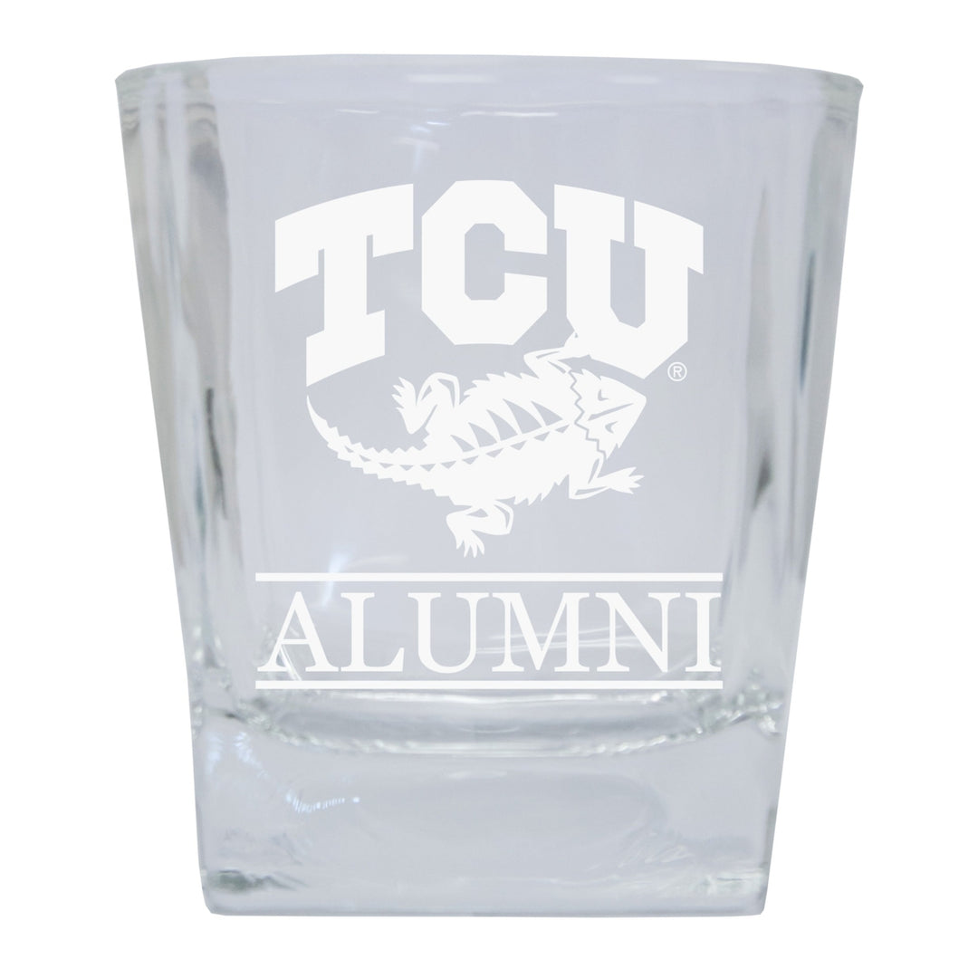 Texas Christian University Alumni Elegance - 5 oz Etched Shooter Glass Tumbler 2-Pack Image 1