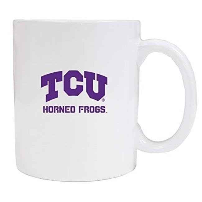 Texas Christian University White Ceramic Coffee NCAA Fan Mug 2-Pack (White) Image 1