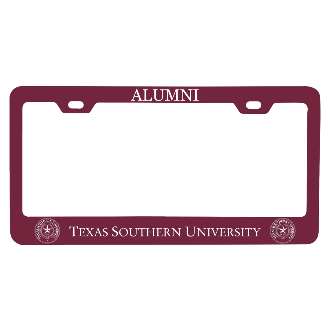 Texas Southern University Alumni License Plate Frame Image 1