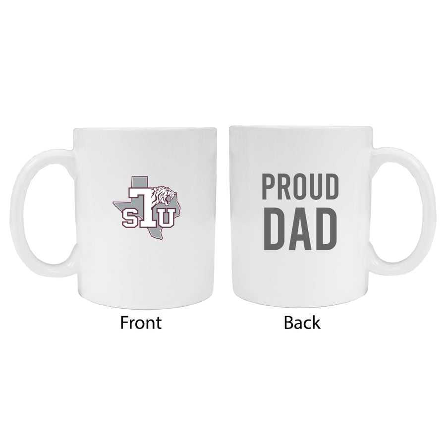 Texas Southern University Proud Dad Ceramic Coffee Mug - White Image 1