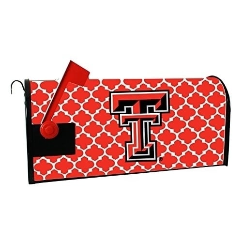 Texas Tech Red Raiders NCAA Officially Licensed Mailbox Cover Moroccan Design Image 1