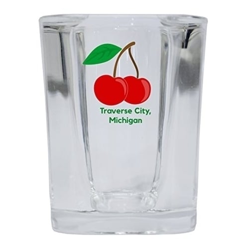 Traverse City Michigan Cherry Shot Glass Image 1