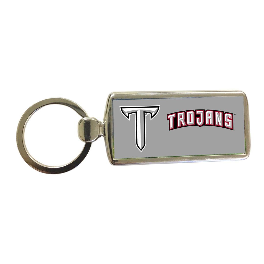 Troy University Trojans Metal Keychain Image 1