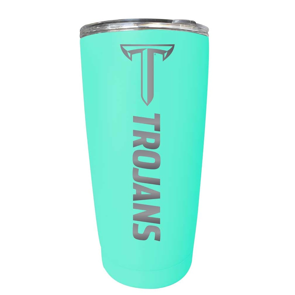 Troy University NCAA Laser-Engraved Tumbler - 16oz Stainless Steel Insulated Mug Choose Your Color Image 3