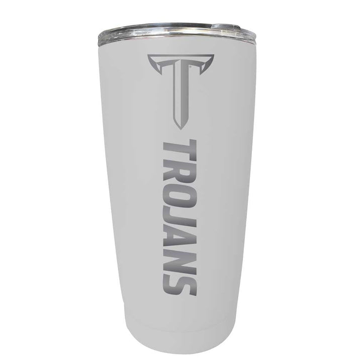 Troy University NCAA Laser-Engraved Tumbler - 16oz Stainless Steel Insulated Mug Choose Your Color Image 4