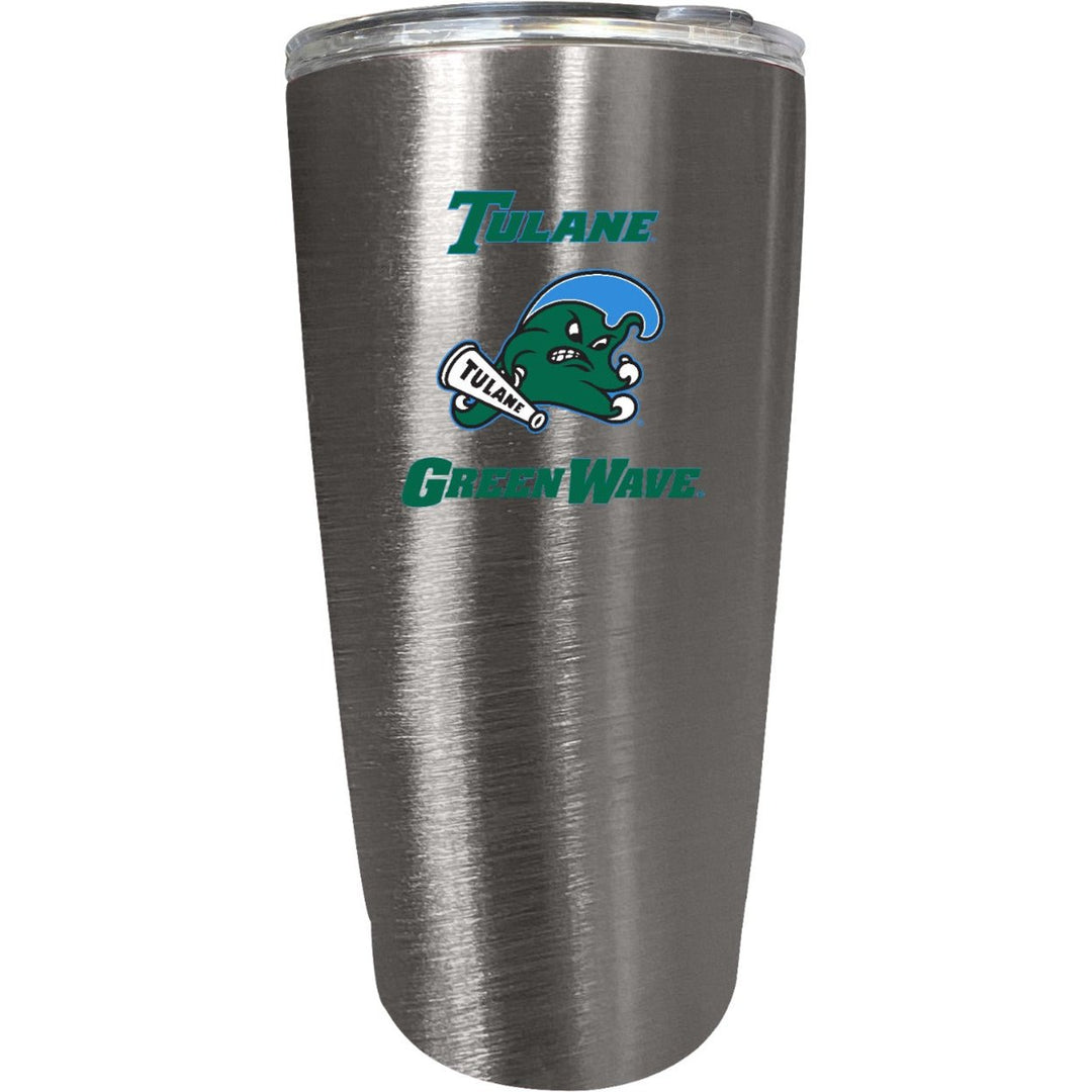 Tulane University Green Wave 16 oz Insulated Stainless Steel Tumbler colorless Image 1