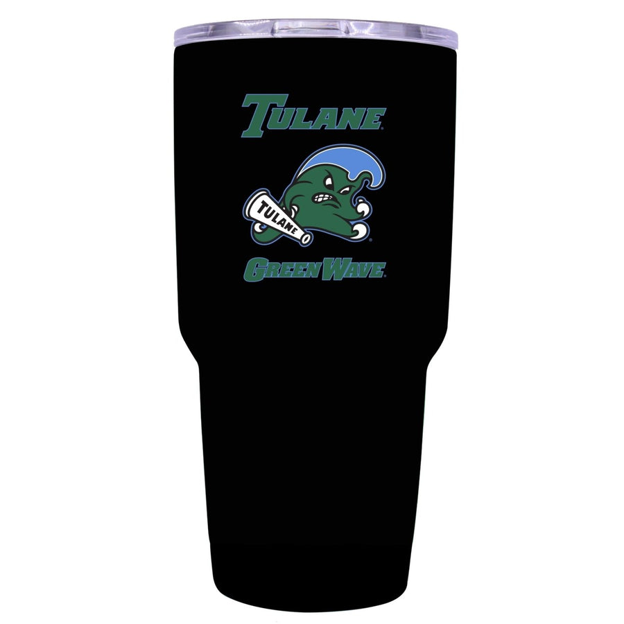 Tulane University Green Wave 24 oz Choose Your Color Insulated Stainless Steel Tumbler Image 1