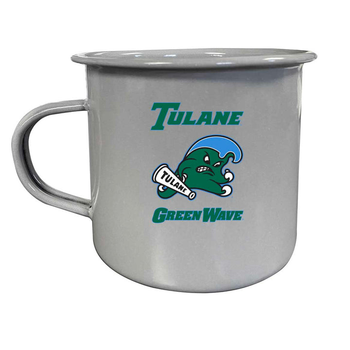 Tulane University Green Wave NCAA Tin Camper Coffee Mug - Choose Your Color Image 3