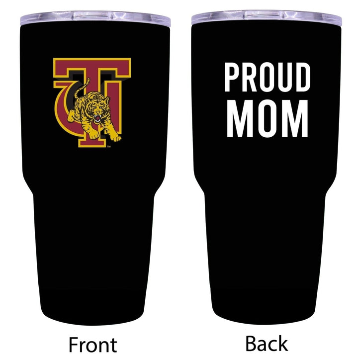 Tuskegee University Proud Mom 24 oz Insulated Stainless Steel Tumblers Choose Your Color. Image 1