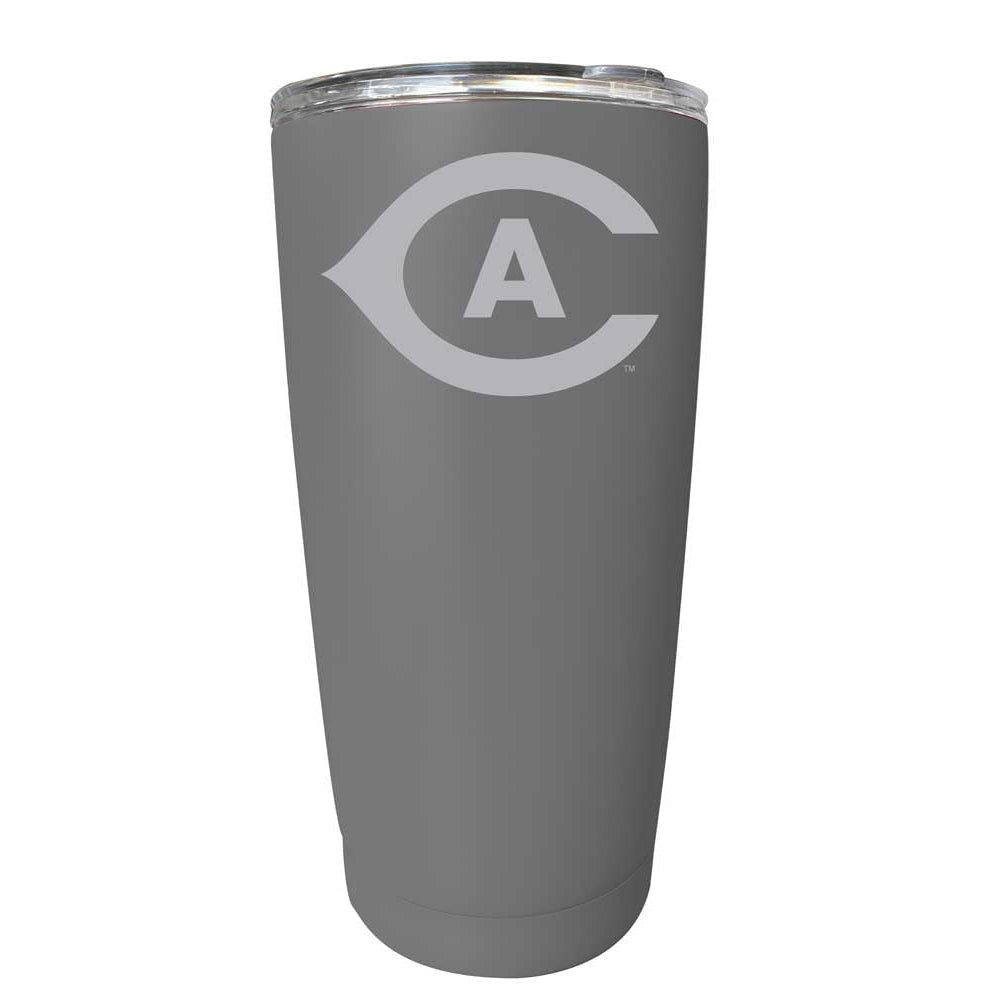 UC Davis Aggies Etched 16 oz Stainless Steel Tumbler (Gray) Image 1