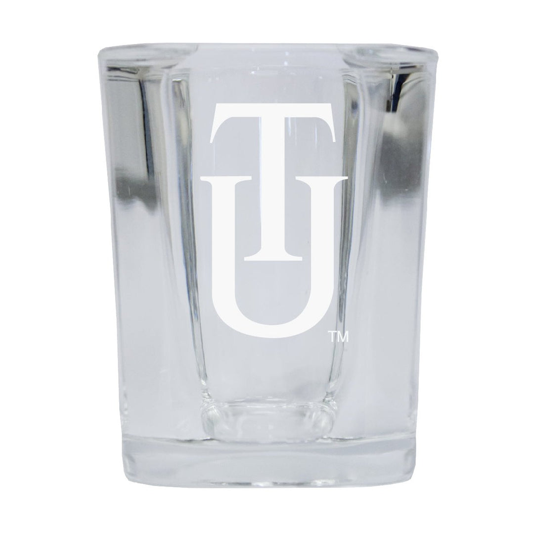 Tuskegee University NCAA Collectors Edition 2oz Square Shot Glass - Laser Etched Logo Image 1