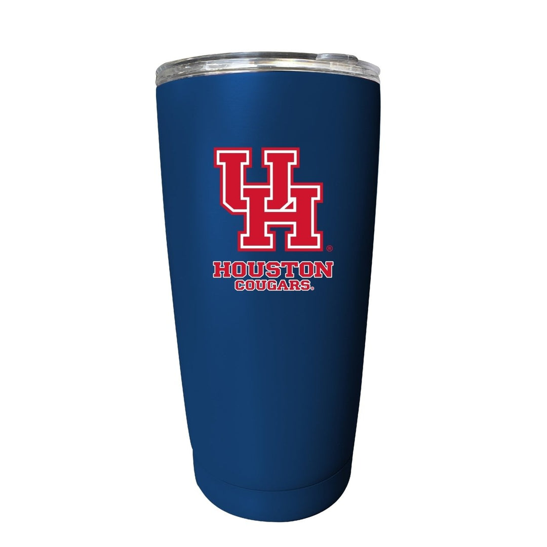 University of Houston NCAA Insulated Tumbler - 16oz Stainless Steel Travel Mug Choose Your Color Image 1