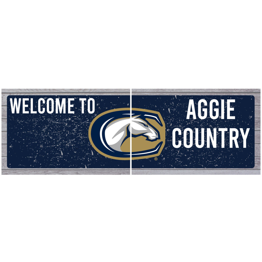 UC Davis Aggies Wood Sign with Frame Image 1