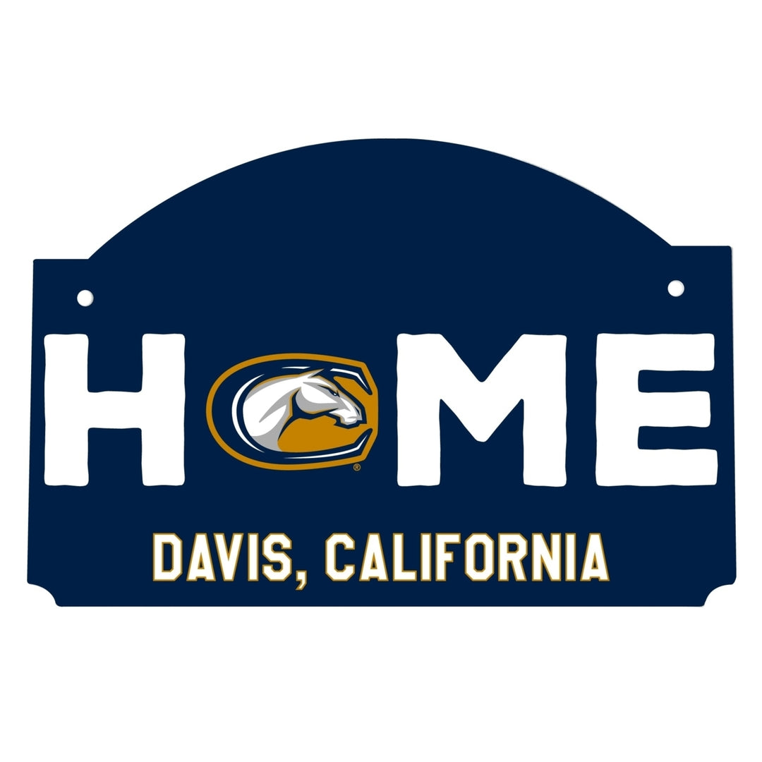 UC Davis Aggies Wood Sign with String Image 1