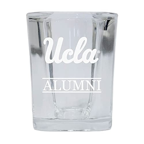 NCAA UCLA Bruins Alumni 2oz Laser Etched Square Shot Glass Image 1