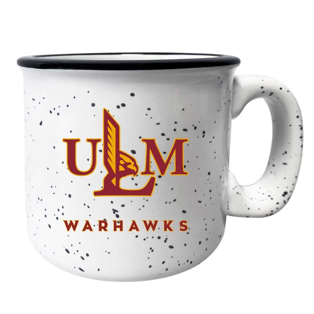 University of Louisiana Monroe Speckled Ceramic Camper Coffee Mug - Choose Your Color Image 2