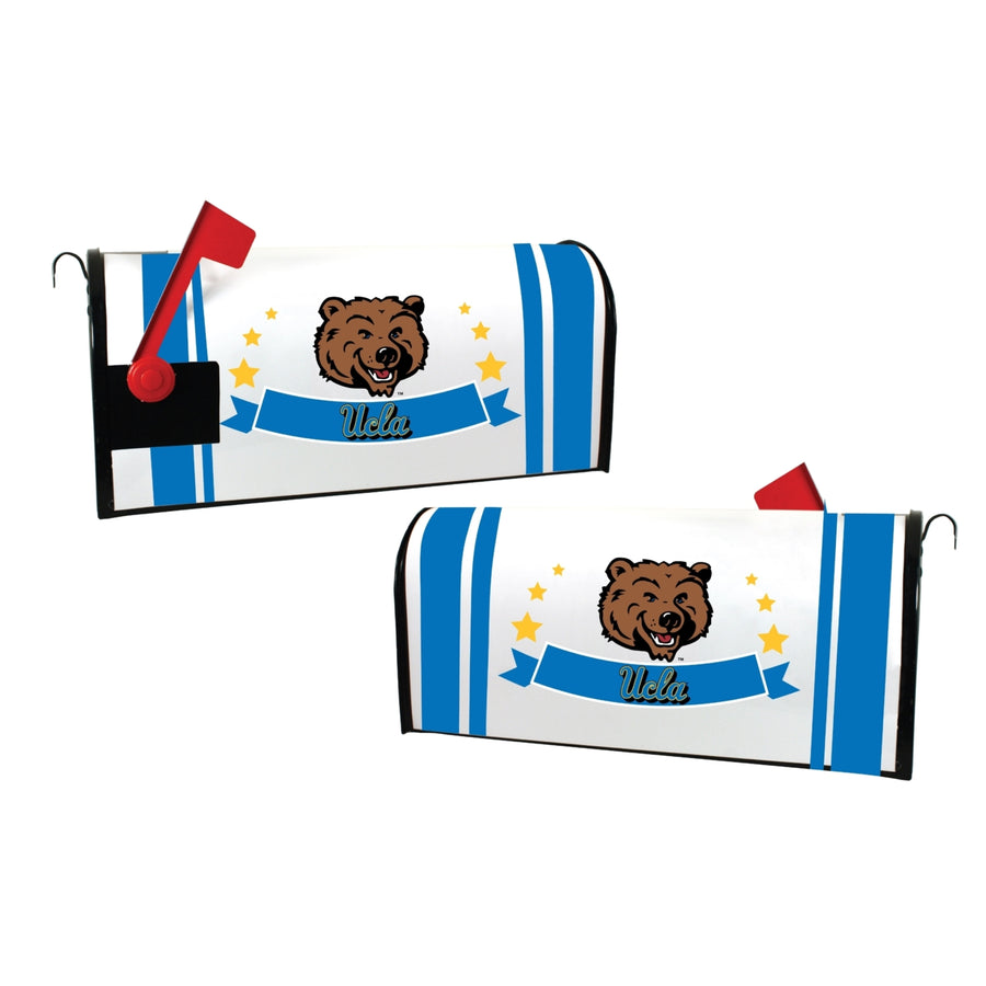 UCLA Bruins NCAA Officially Licensed Mailbox Cover Logo and Stripe Design Image 1