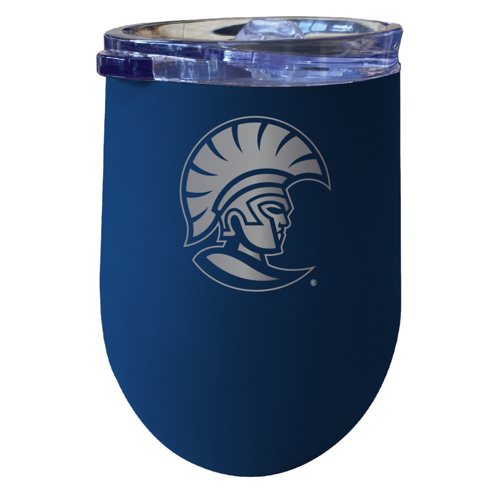 University of Tampa Spartans NCAA Laser-Etched Wine Tumbler - 12oz Stainless Steel Insulated Cup Image 2