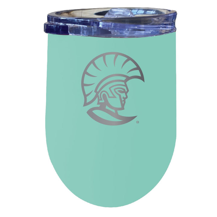 University of Tampa Spartans NCAA Laser-Etched Wine Tumbler - 12oz Stainless Steel Insulated Cup Image 3