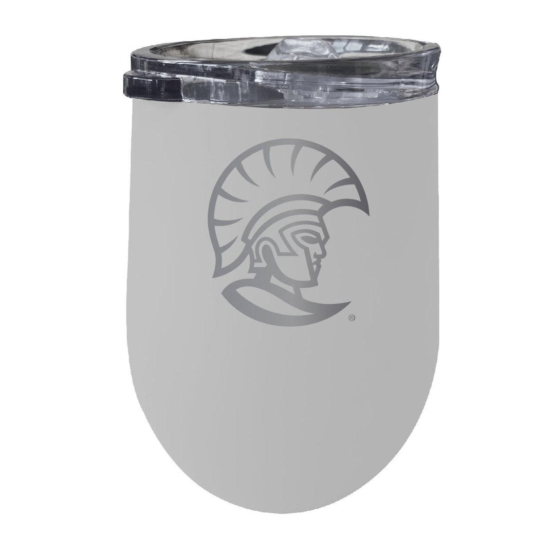 University of Tampa Spartans NCAA Laser-Etched Wine Tumbler - 12oz Stainless Steel Insulated Cup Image 4