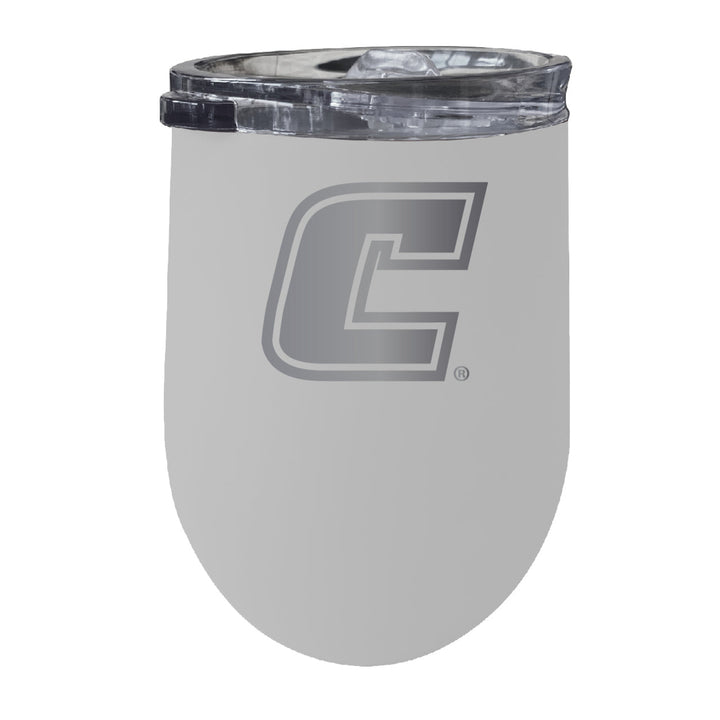 University of Tennessee at Chattanooga NCAA Laser-Etched Wine Tumbler - 12oz Stainless Steel Insulated Cup Image 5