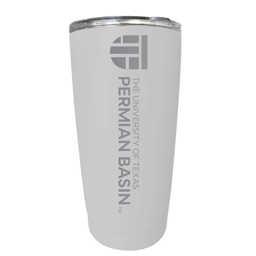 University of Texas of the Permian Basin NCAA Laser-Engraved Tumbler - 16oz Stainless Steel Insulated Mug Choose Your Image 2