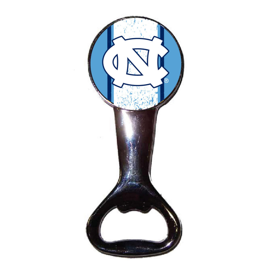 UNC Tar Heels Officially Licensed Magnetic Metal Bottle Opener - Tailgate and Kitchen Essential Image 1