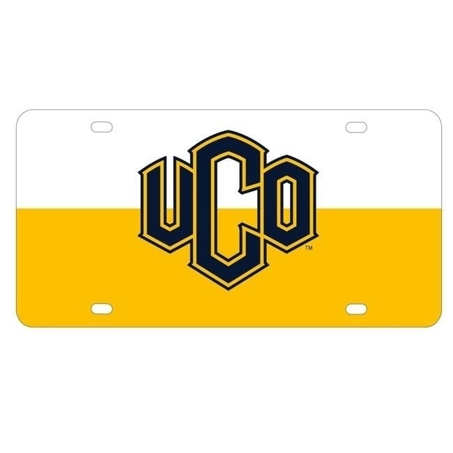 NCAA University of Central Oklahoma Bronchos Metal License Plate - Lightweight, Sturdy and Versatile Image 1