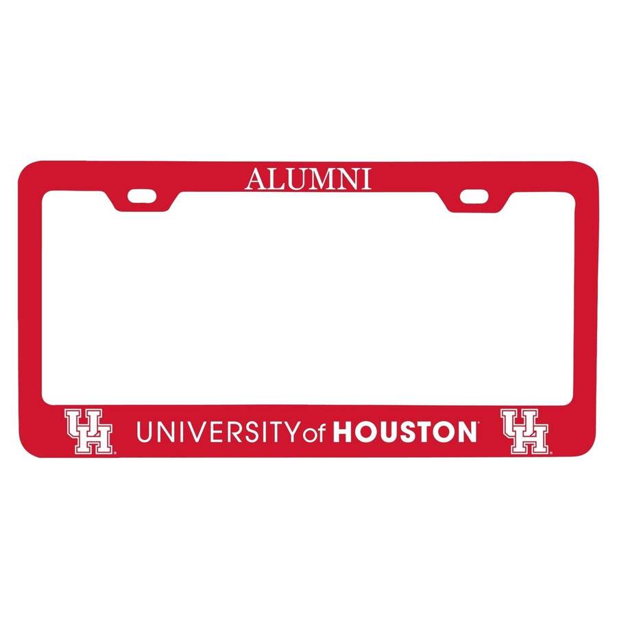 NCAA University of Houston Alumni License Plate Frame - Colorful Heavy Gauge Metal, Officially Licensed Image 1