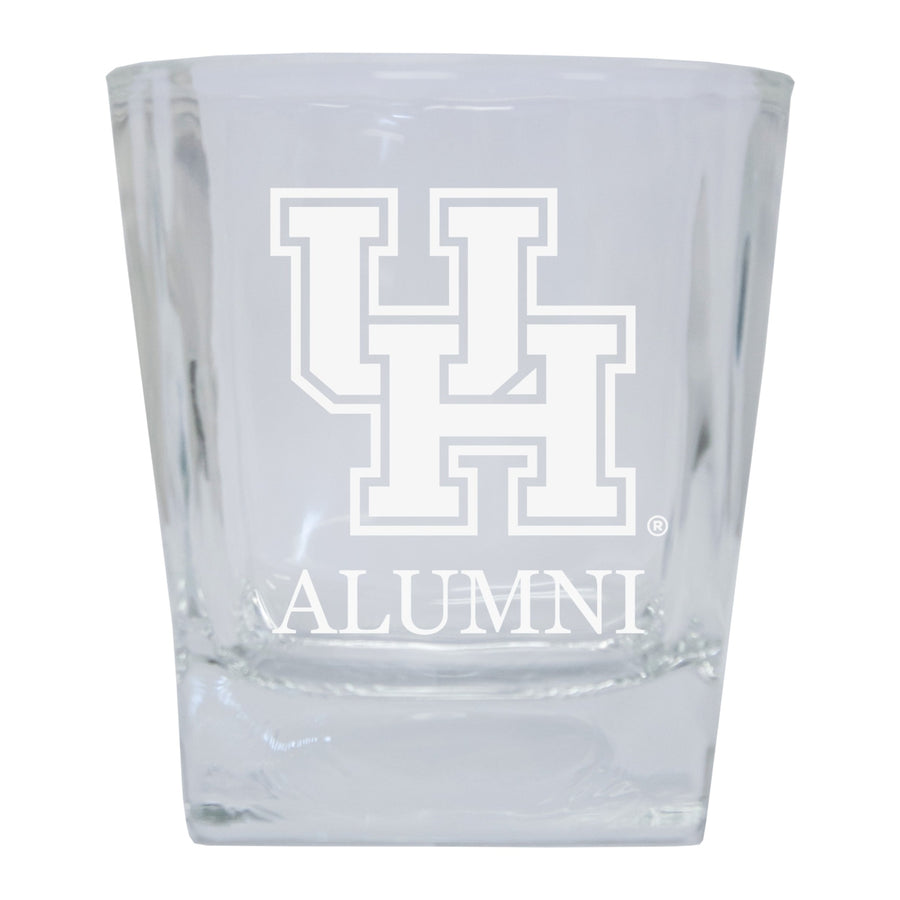 University of Houston 2-Pack Alumni Elegance 10oz Etched Glass Tumbler Image 1