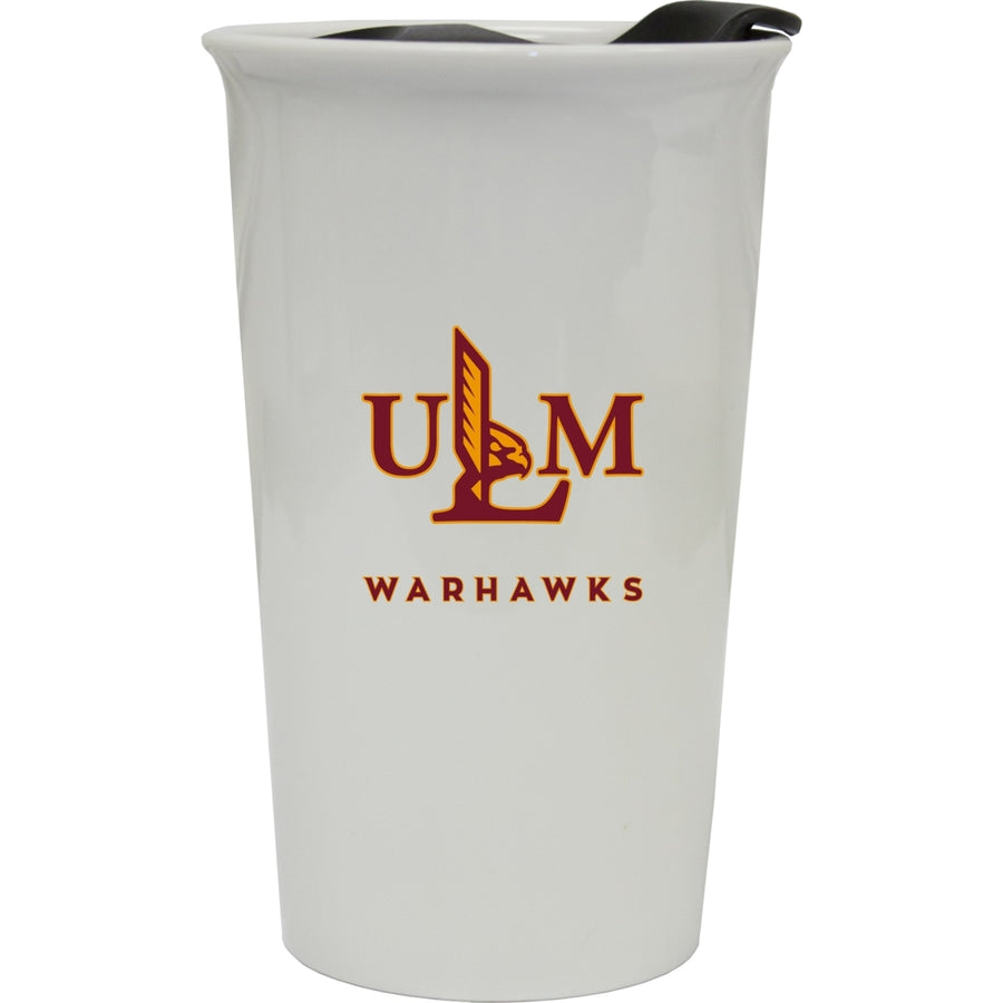 University of Louisiana Monroe Double Walled Ceramic Tumbler Image 1