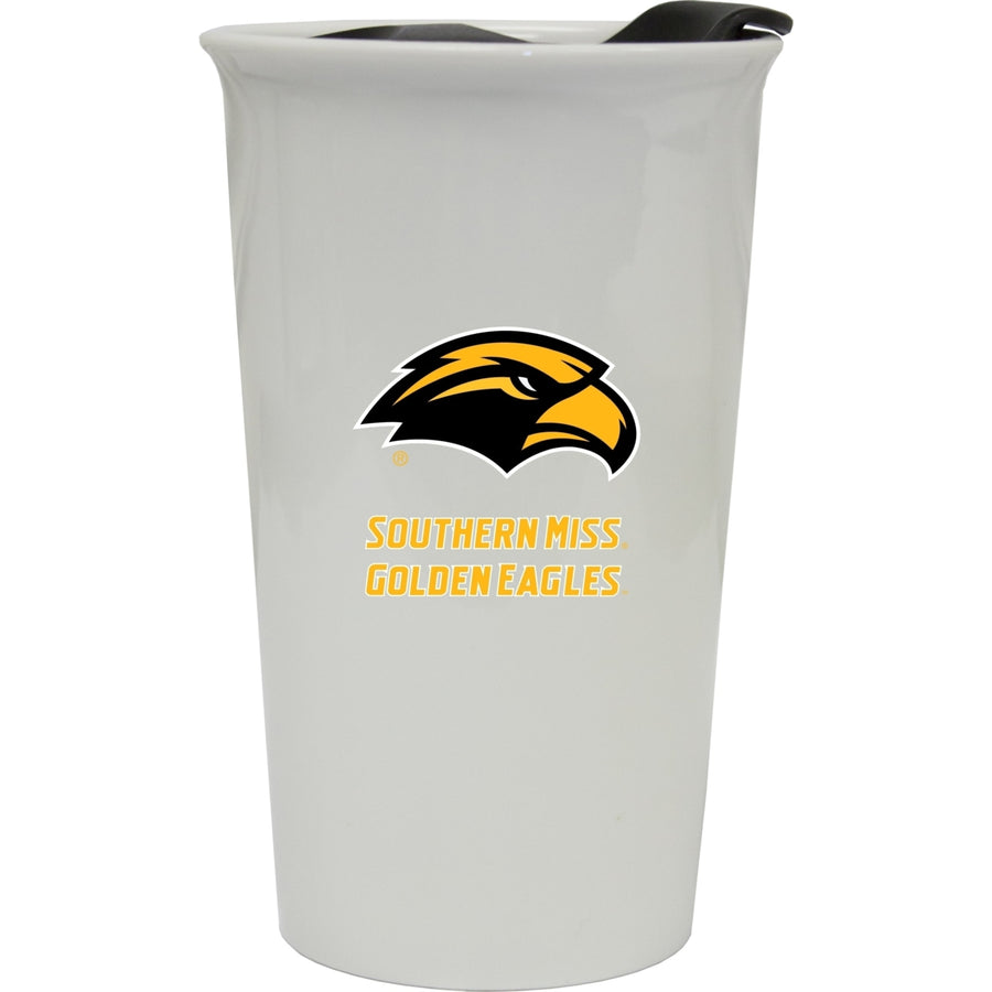 University of Southern Mississippi Double Walled Ceramic Tumbler Image 1