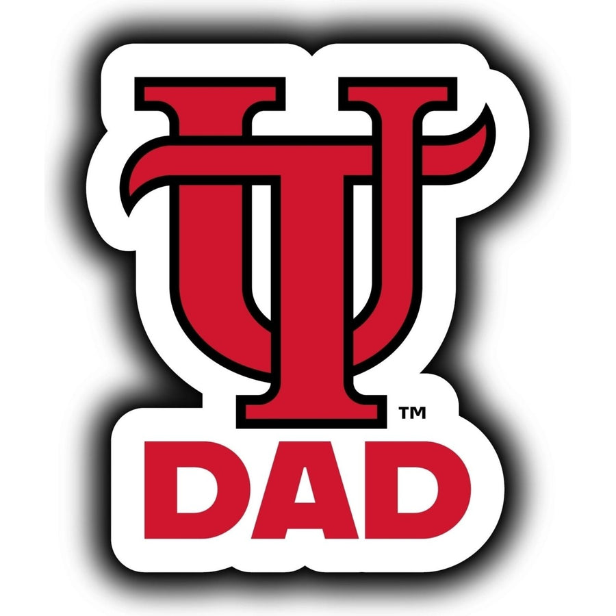 University of Tampa Spartans 4-Inch Proud Dad NCAA - Durable School Spirit Vinyl Decal Perfect Image 1